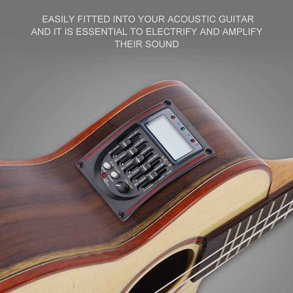 eBay Acoustic Guitar Preamp with LCD Equalizer & Tuner