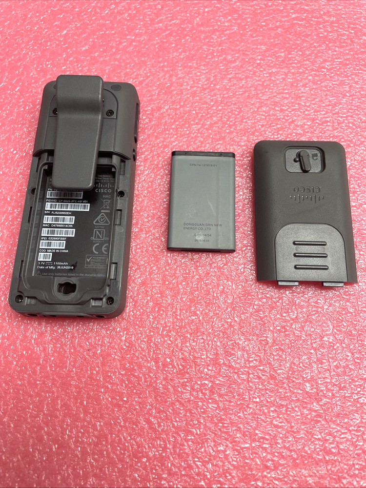 Cisco Wireless Handset (CP-6825-3PC-NA-K9) - WORKING / W BATTERY