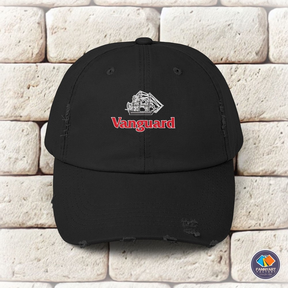 Vanguard Ship Logo Unisex Distressed Cap