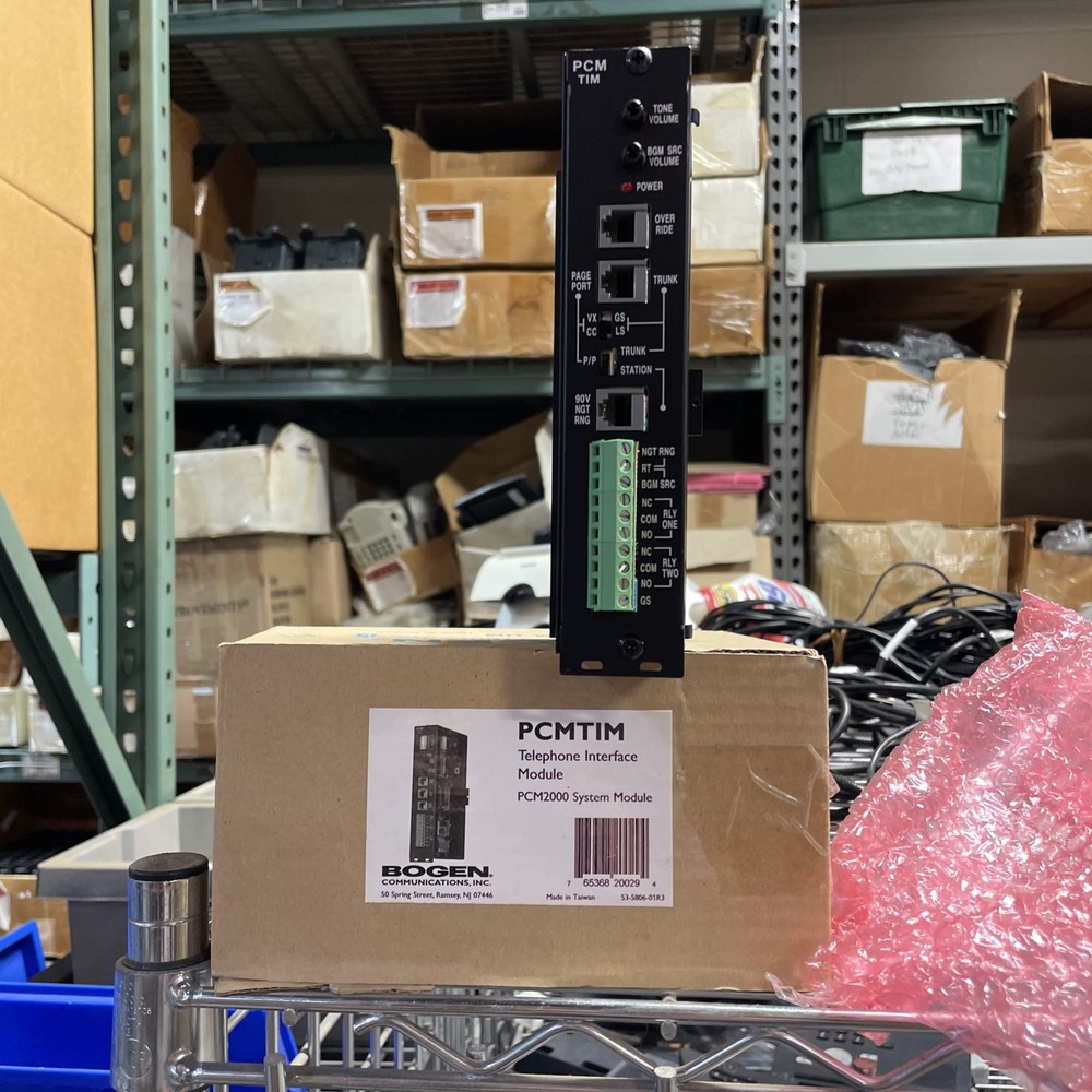 Bogen PCMTIM Telephone Interface Module New