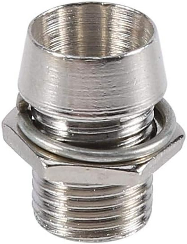 50 Pcs Silver 5Mm LED Holders Lamp Holder Panel Display Thread Mount Hole Size 0