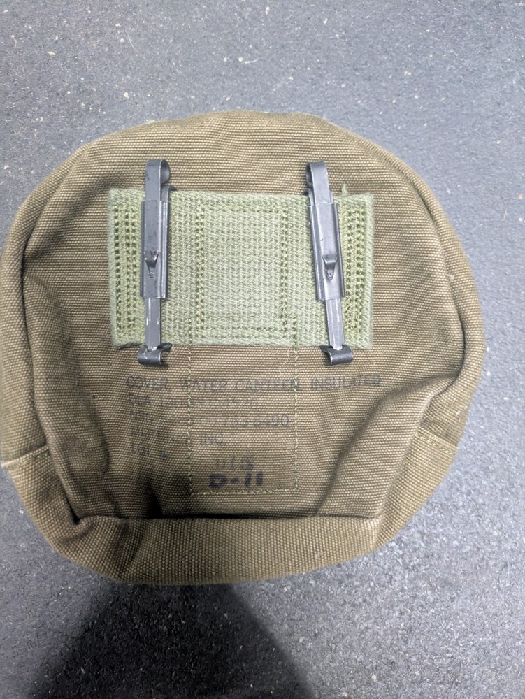 USGI Arctic Canteen Cover Canvas w/Alice Clips