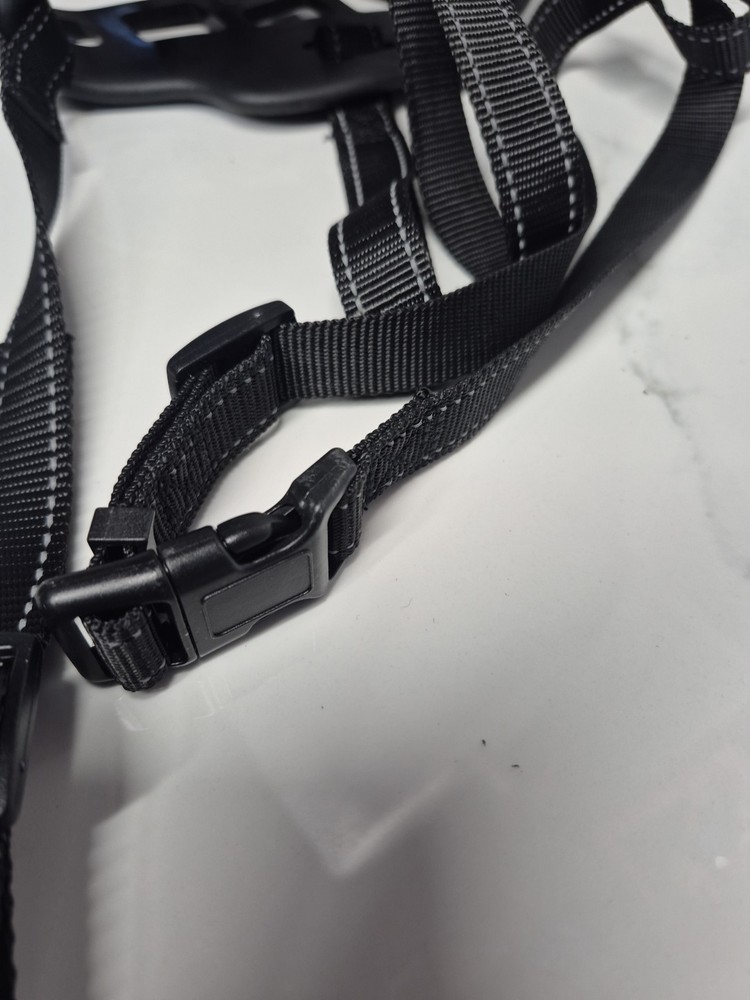 Dog Muzzle Size 4 Dog Training Small Breed Rubber Nylon Black No Box.