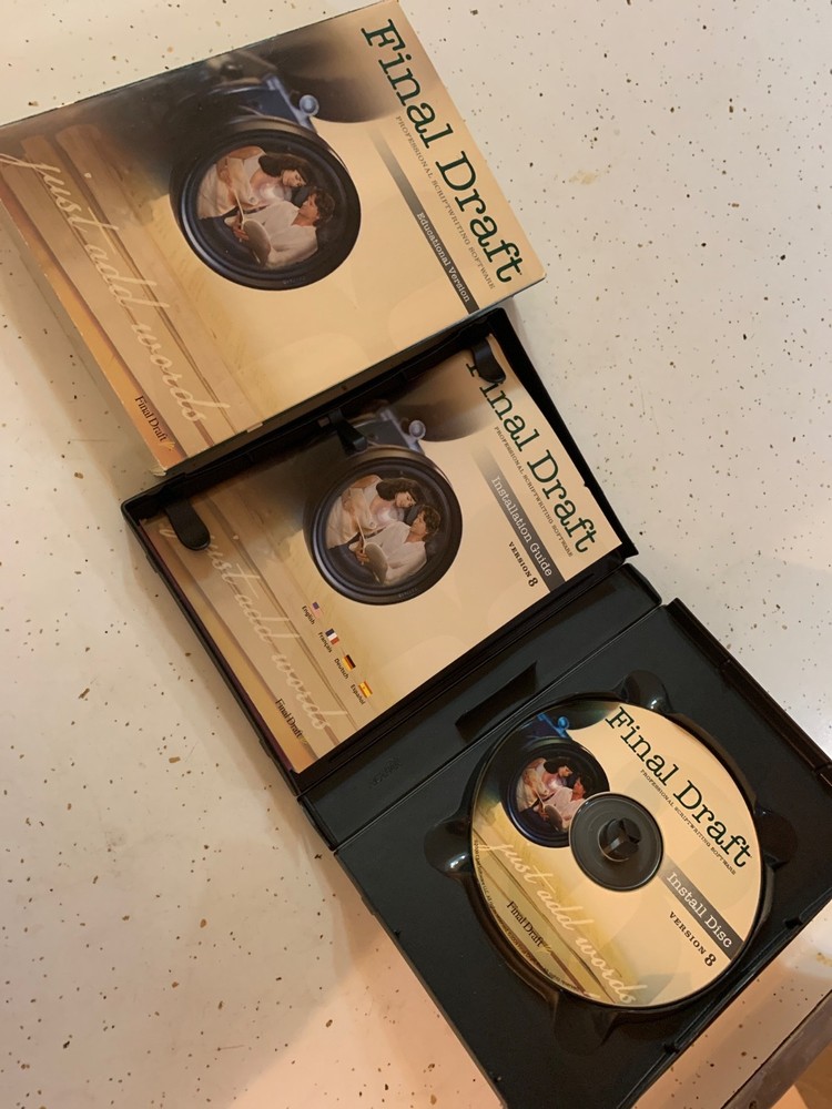 Final Draft Professional Scriptwriting Software Version 8 MAC Windows PC CD 2009