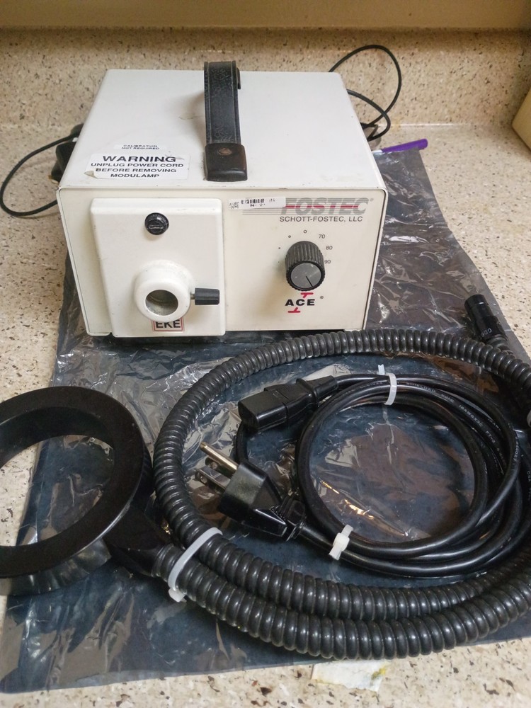 Schott-Fostec ACE I Fiber Optic Light Source & Microscope Light Guide