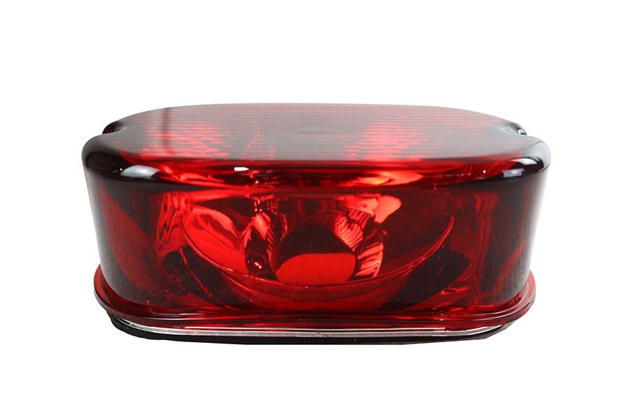 Laydown Style Red Tail Lamp Lens for Harley-Davidson