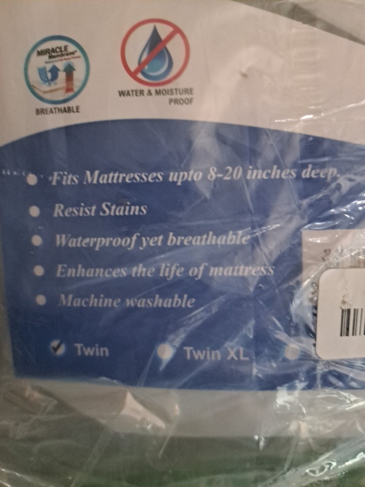 Mattress Protector -Twin bed -Niagara Sleep Solution Waterproof Smooth Jersey 🔥