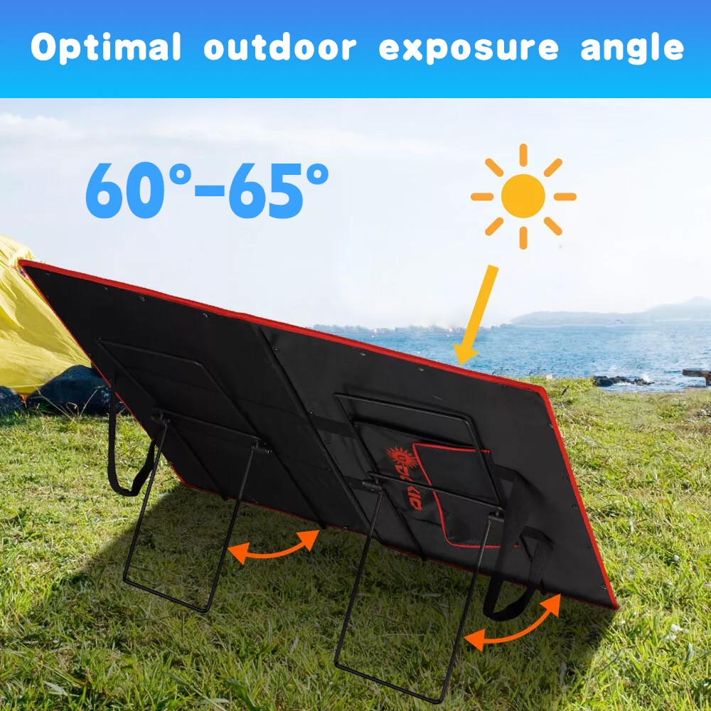 Adjustable Foldable Mounting Bracket Metal Hardware For Solar Panel Camping Home