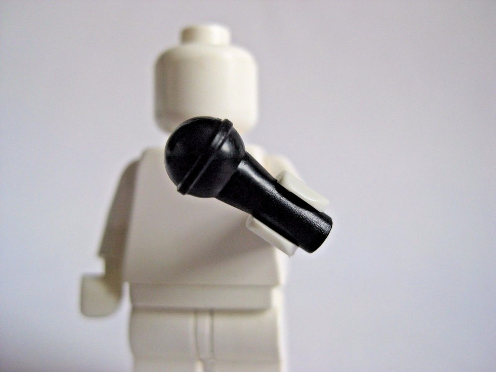 Custom MICROPHONE Accessory For  Minifigures Rock & Roll, Singers