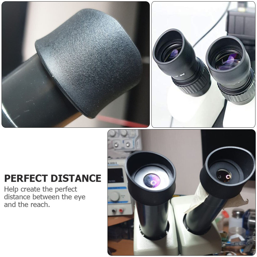 2PCS Binocular Eyecups Microscope Eye Cups Eyepiece Shield Cup Eyepiece Guards