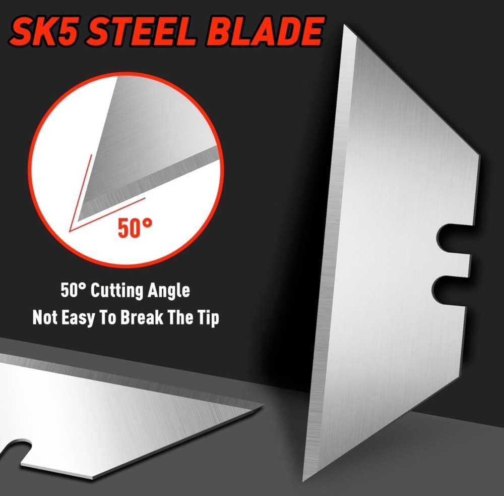 20PC Utility Knife Blades Replacement Refills Standard Razor Box Cutter Tool USA