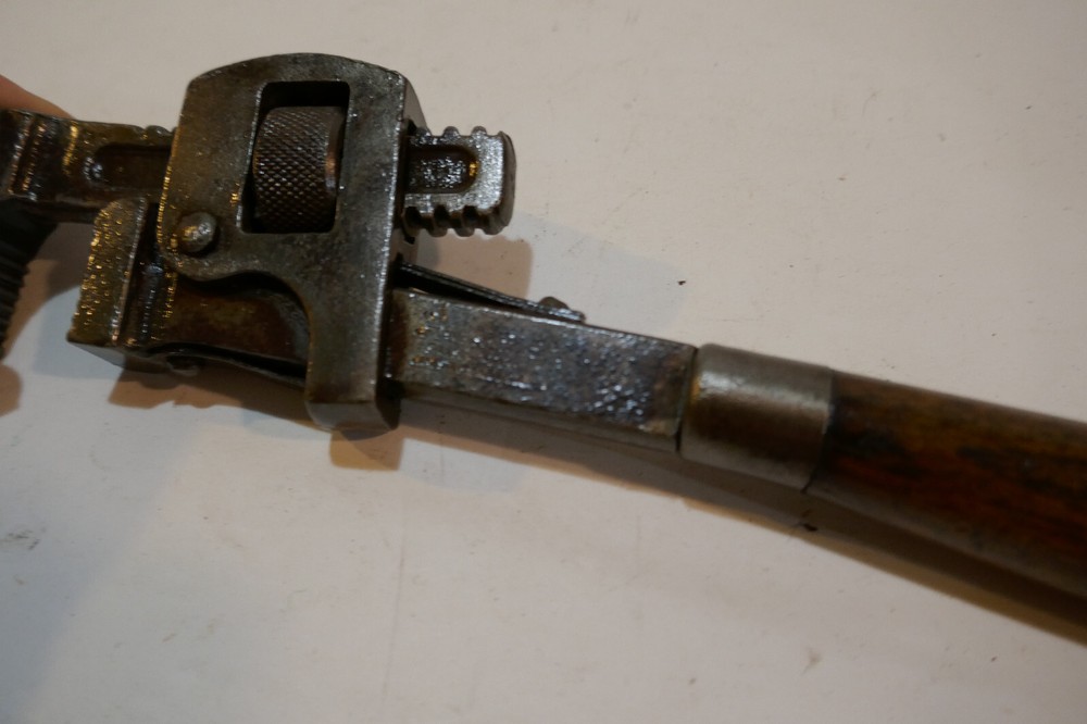 Antique JP Daniel & Son 10” Pipe Wrench Nice Condition