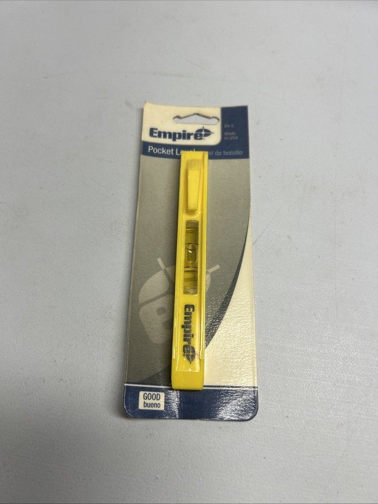 Empire USA 5” Pocket Level Tool.   2