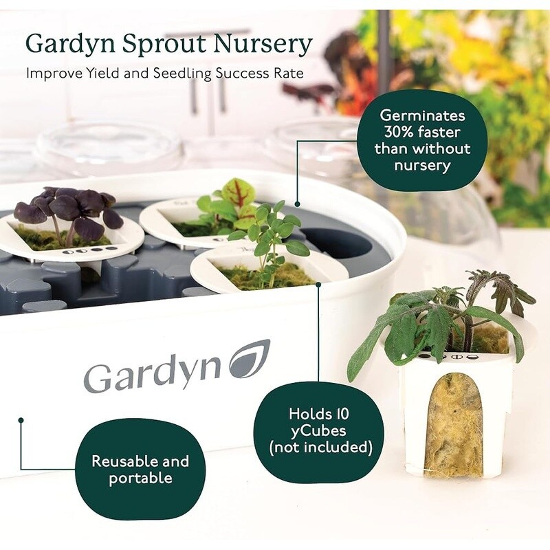 Indoor Hydroponic Seed Starter Tray Germination Vertical Garden System New