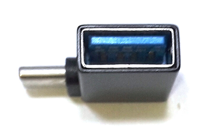 90 Degree Right Angled USB-C to USB-A Adapter