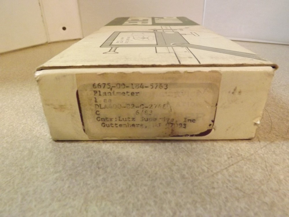 LUTZ COMPENSATION PLANIMETER NO. 13250
