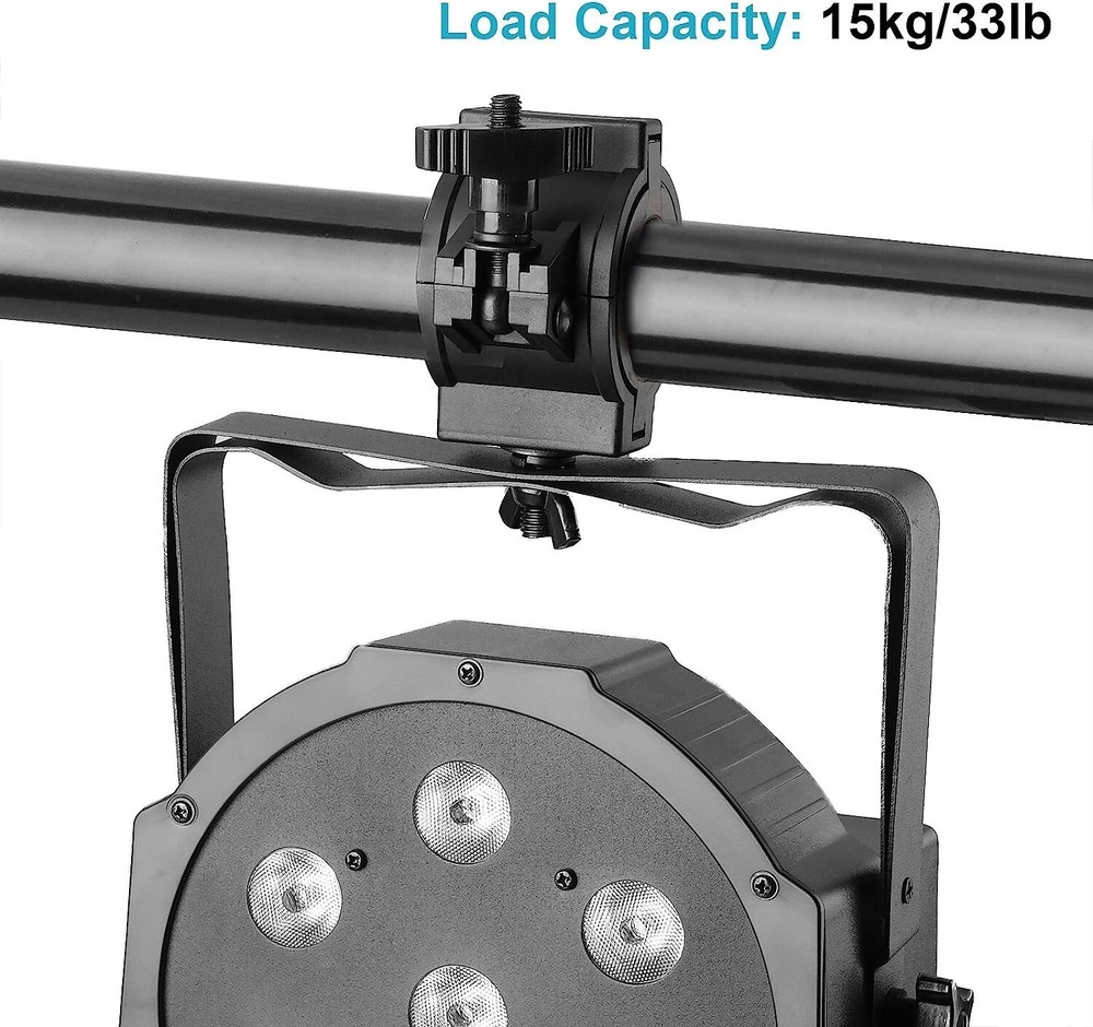 5 Pack Multipurpose Stage Light Clamps - DJ Lighting Products - Easy to Use