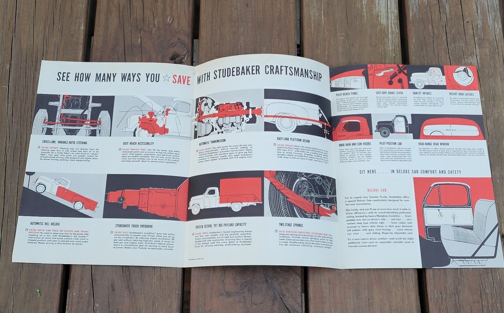Studebaker Transtar Trucks Sales Brochure Advertising