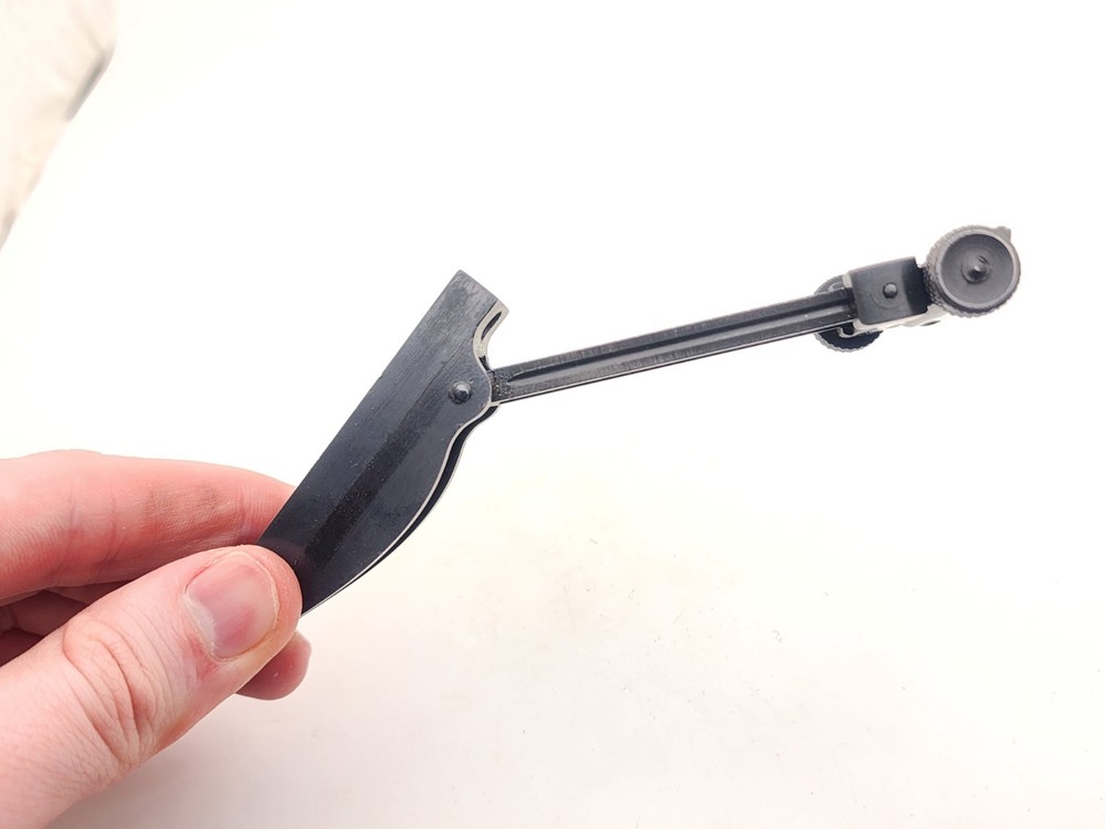 Antique 1898 Krag Rear Sight Ladder w/Base & Slide (Weak Spring)