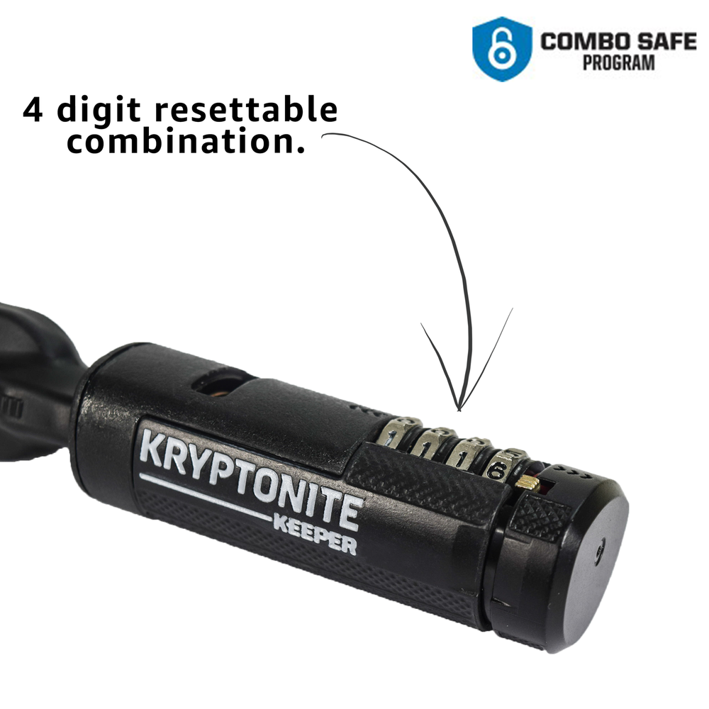 Kryptonite 003298 Keeper 712 Chain Lock with Combination