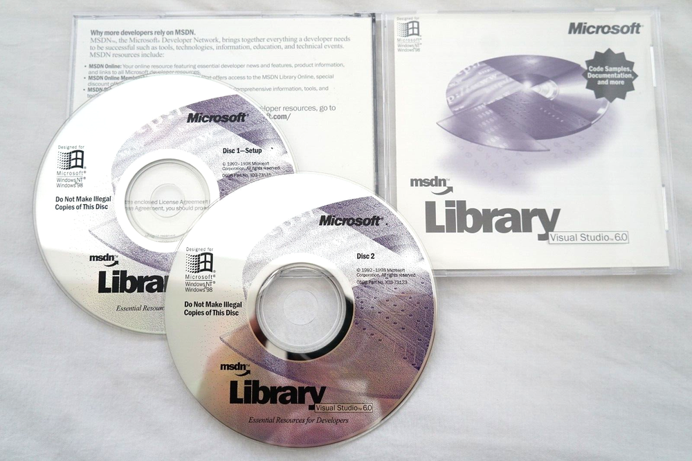 Microsoft Visual Studio Professional 6.0 UPGRADE or FULL VERSION WIN 95 thru 11