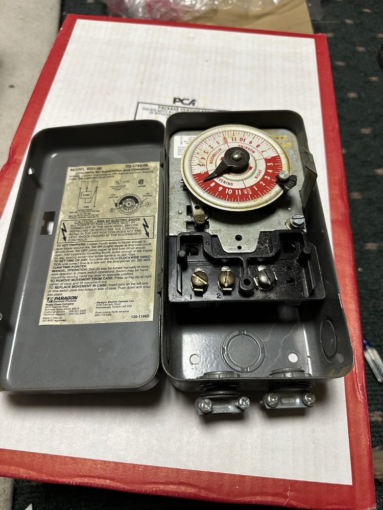 Paragon Electric Timer Model 4001-00