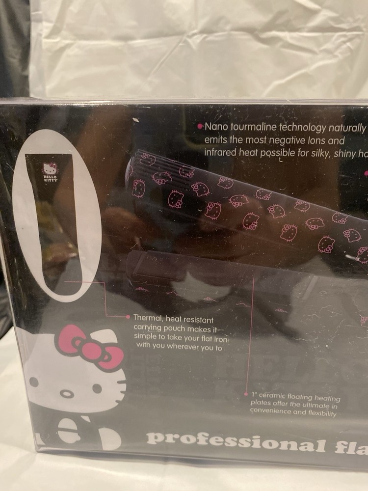 Hello Kitty Flat Iron/Straightening Iron Black