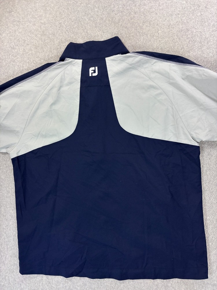 Footjoy Performance Half Zip Long Sleeve Golf Pullover (Men's XL) Blue