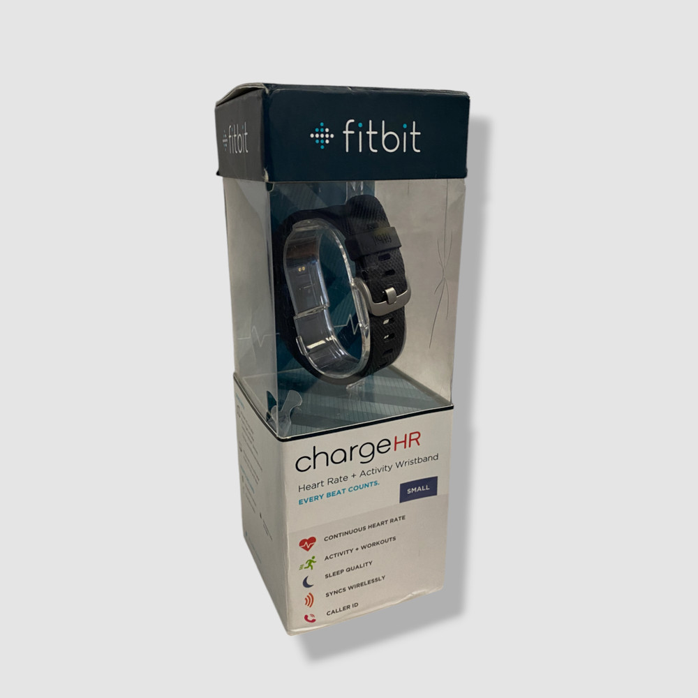 Fitbit Black ChargeHR Smart Band Wrist Small