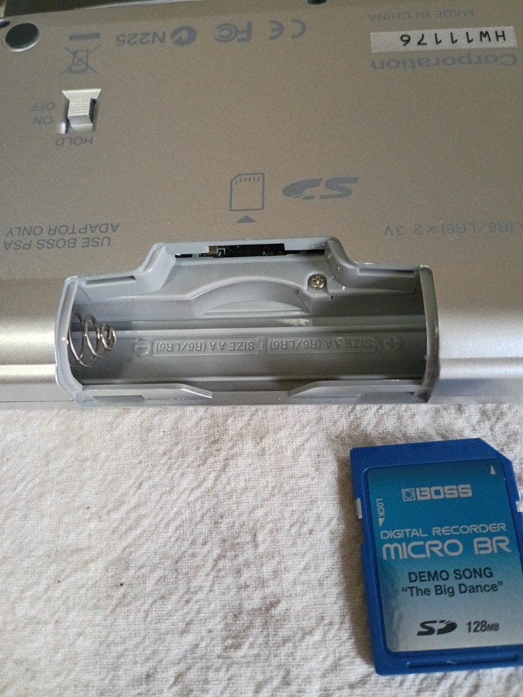 Boss Micro BR Digital Recorder w/128mb Card Tested D12