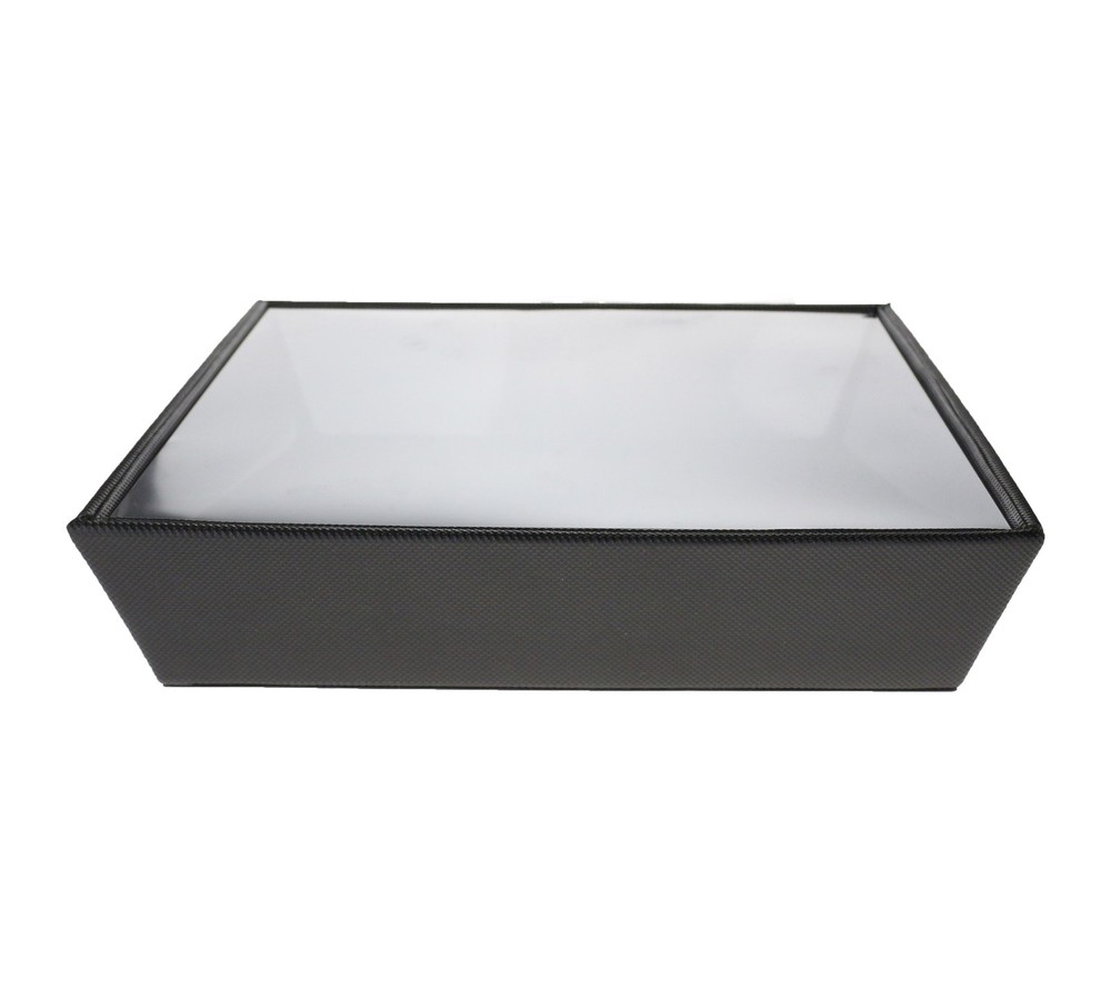 Black Empty Container 9" X 9" X 2"