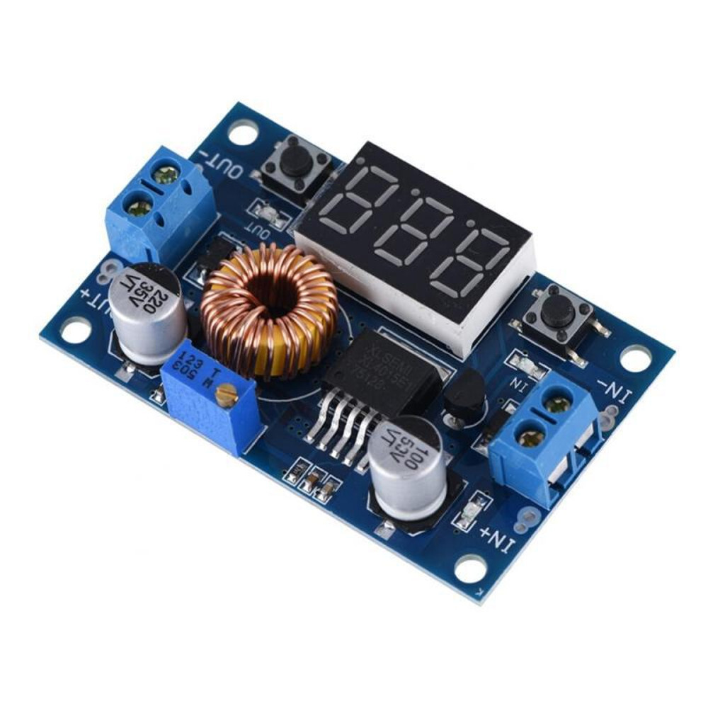 5A DC Step Down Adjustable Voltage Power Converter Buck & Voltmeter XL4015