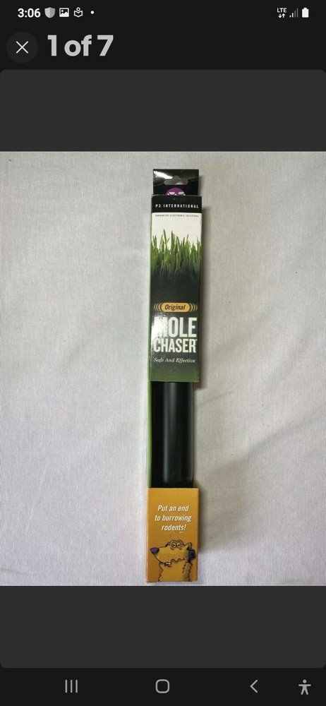 Original Mole Chaser P7901 Mole Repeler by P3 International