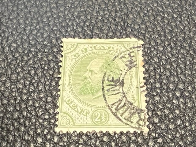 Netherlands Antilles 1 used (sm fault UR)