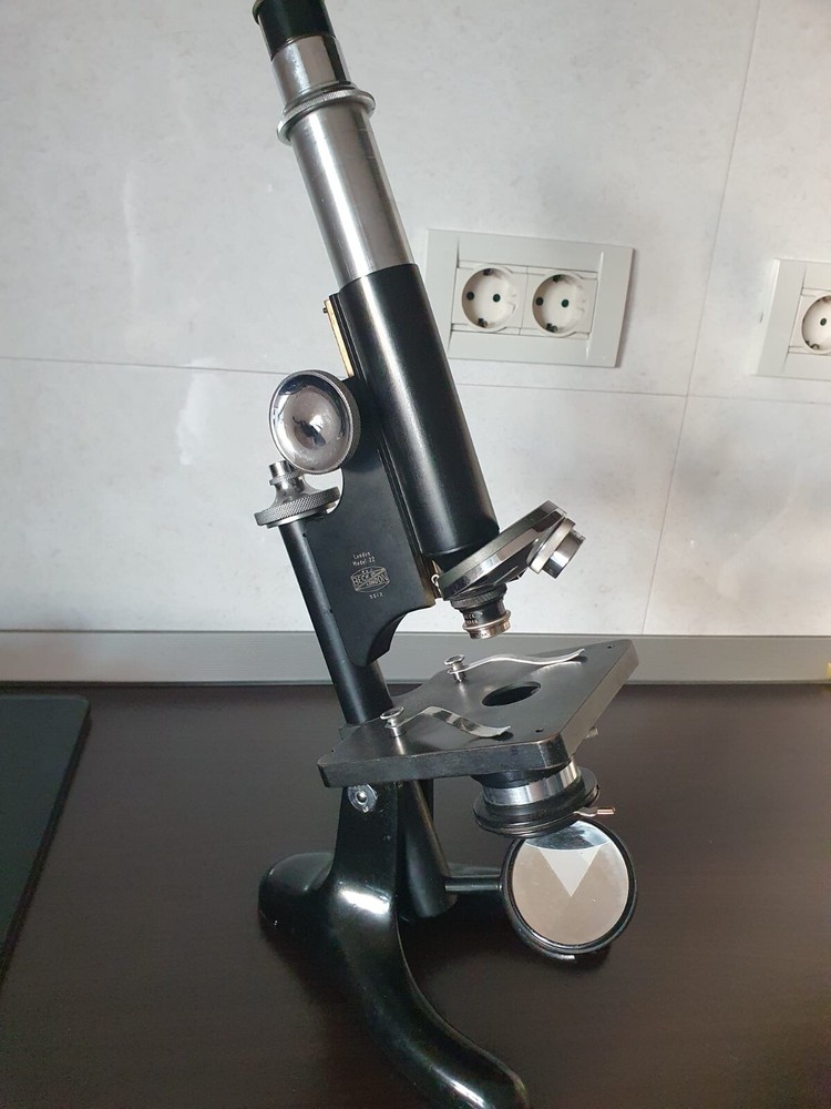 Antique R&J Beck microscope