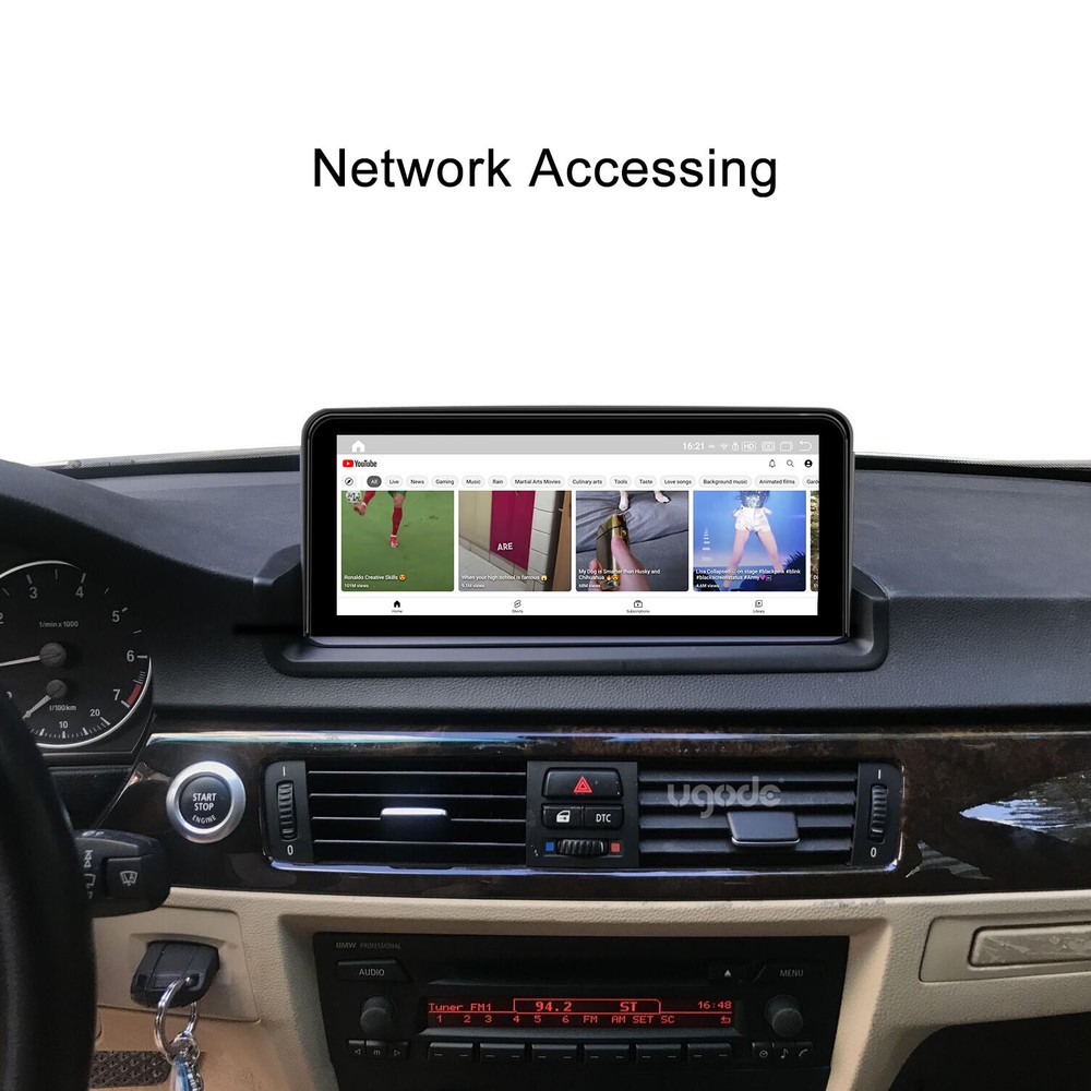 10.25inch BMW E90 E91 E92 E93 Android Screen Upgrade Replacement CarPlay GPS