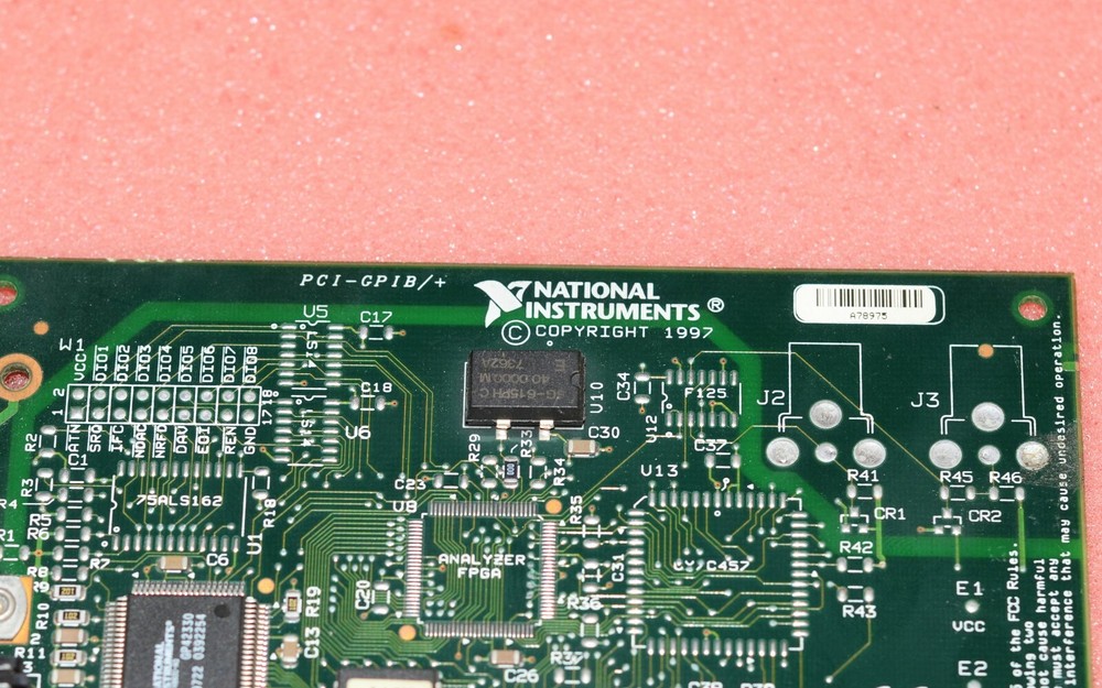 NATIONAL INSTRUMENTS PCI-GPIB/+ IEEE 488.2 INTERFACE FOR PCI