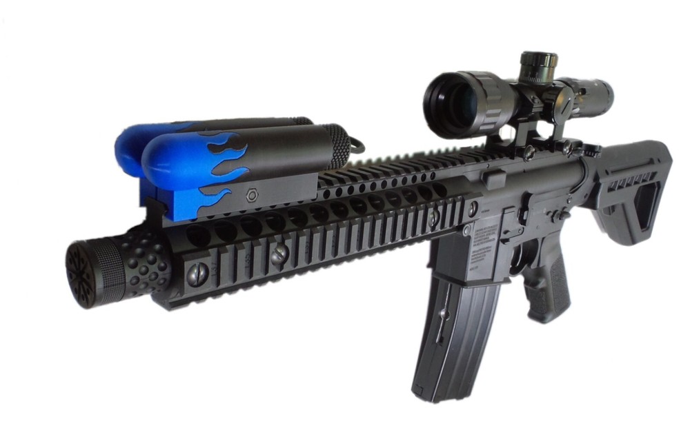 CO2 "Double Barrel" Holder