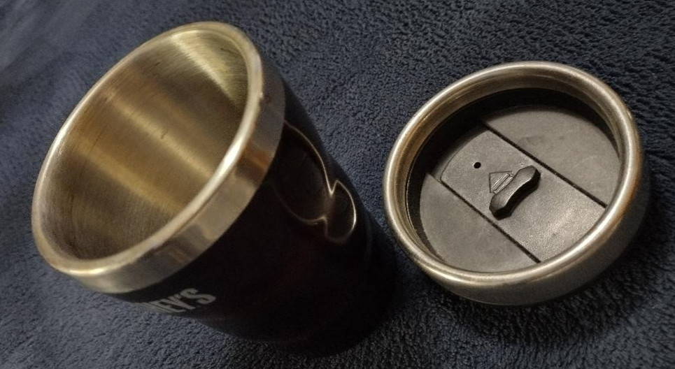 HERSHEY small thermos cup-Used-Clean, ready for use.