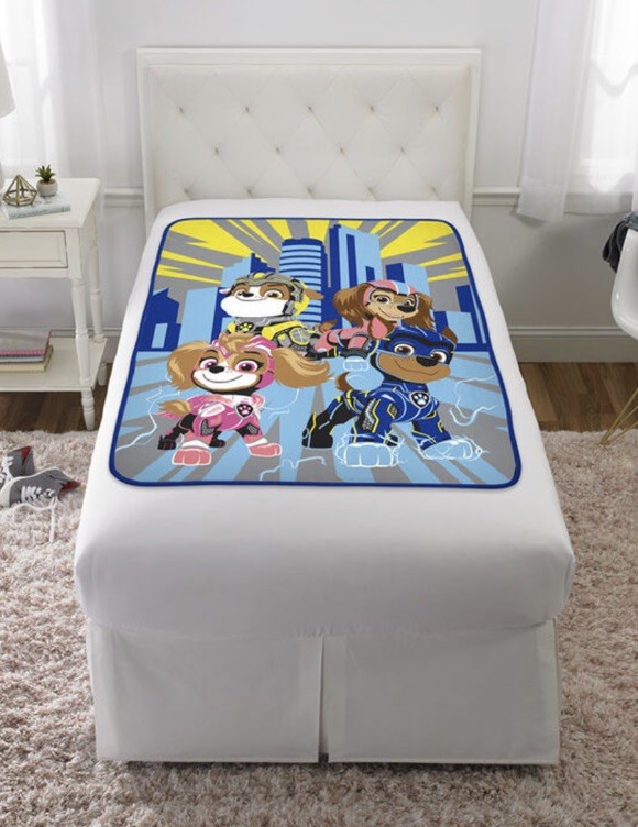 Paw Patrol Super Soft Micro Raschel Silk Touch Throw 46”x 60”