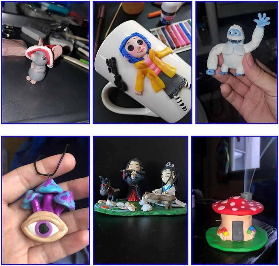 Non-Toxic Polymer Clay Set: 32 Colors for Safe, Creative Fun & Learning