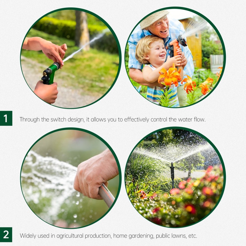 10 Pcs Mini Irrigation Valve Connector with Switch for Garden Drip