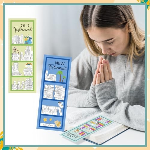 Bible Reading Tracker Bookmarks - 120Pcs Old and New Testament Tracker