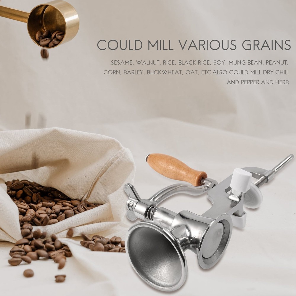 Full Stainless Steel Classical Kitchen Tool Manual Mill Grain Seeds5502
