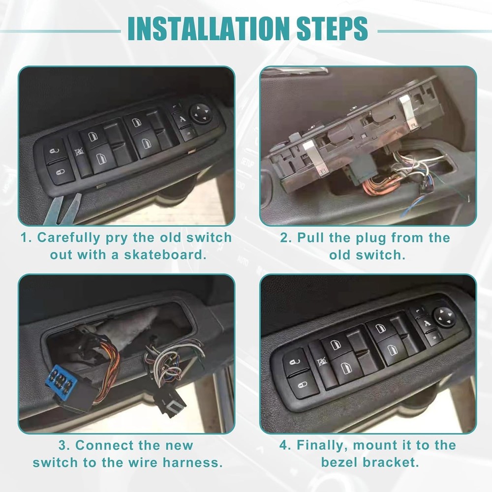 Front Right Passenger Side Master Power Window Switch Fit for Jeep Grand