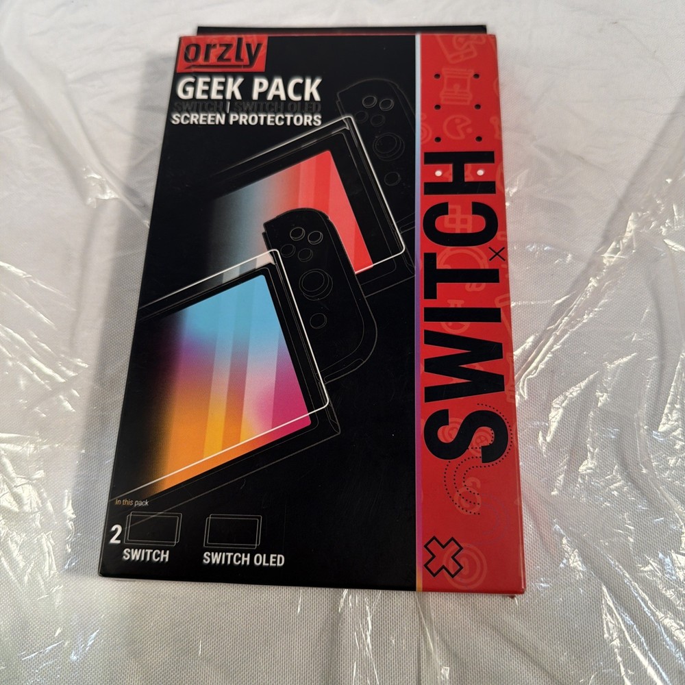 Orzly Geek Pack Switch/Switch Oled Screen Protectors