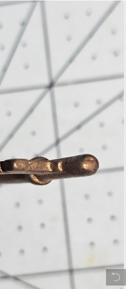 Vintage Double Circle Infinity Bow Shaped Skeleton Key Solid Shank Unbranded