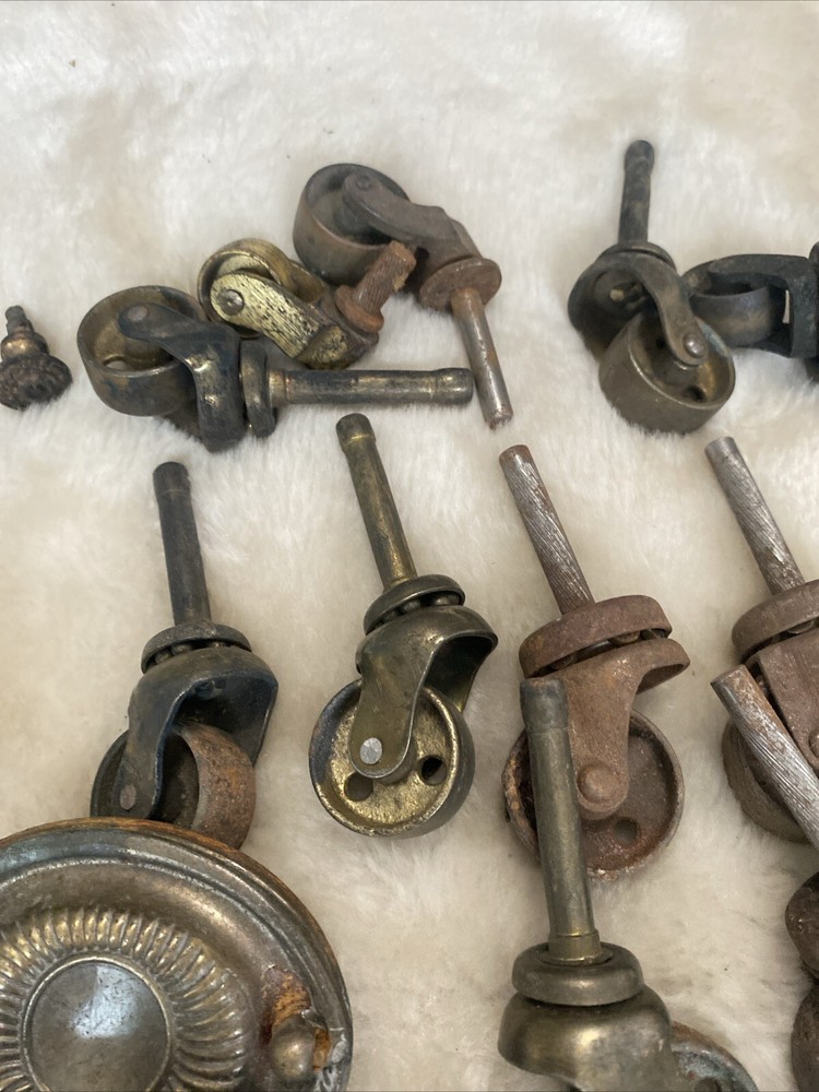 Antique Hardware Lot Pulls Latch Wheels Hook