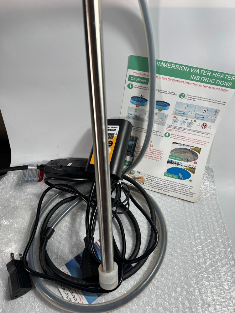 3500w Portable Hot Tub Heater with Thermostat for Bathtub/Ground Pools 240v