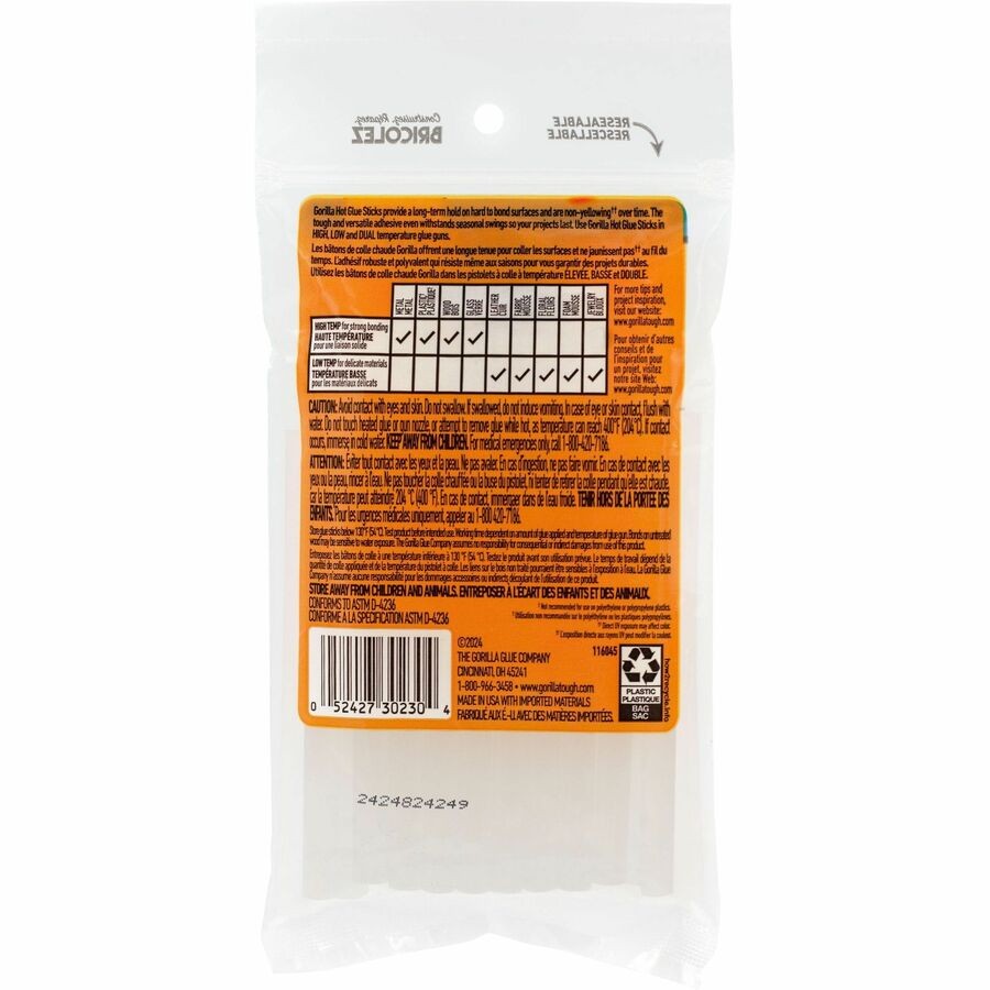 Gorilla Glue Mini Hot Glue Sticks (gor3023003)